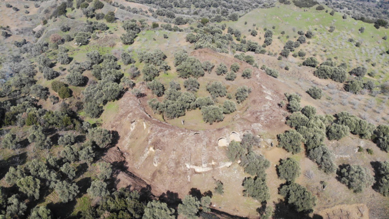 Aydın'daki Mastaura Antik Kenti'nde"arena" ortaya çıktı (GALERİ) 2