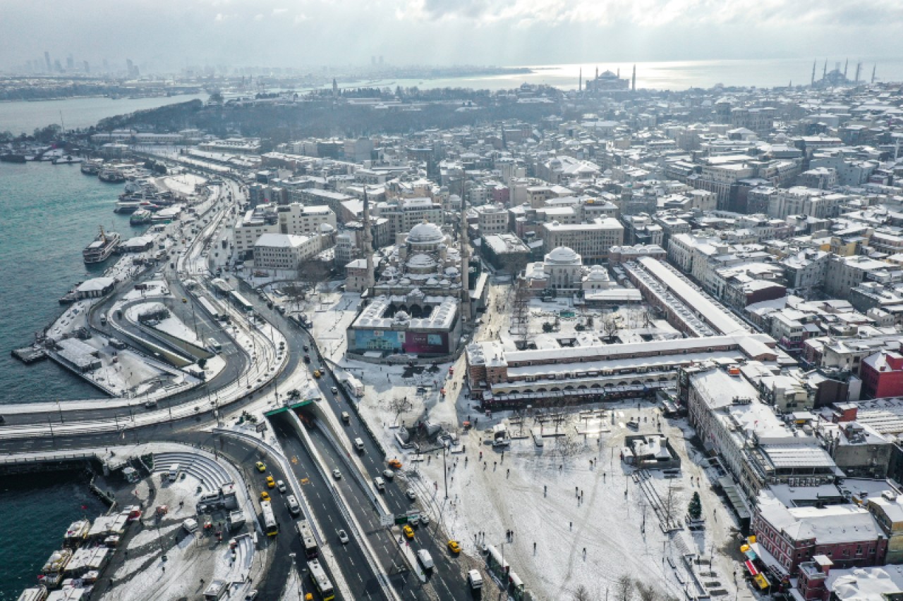 İstanbul'dan kar manzaraları 3