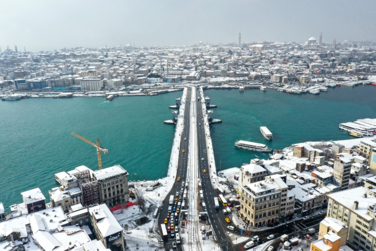 İstanbul'dan kar manzaraları 5