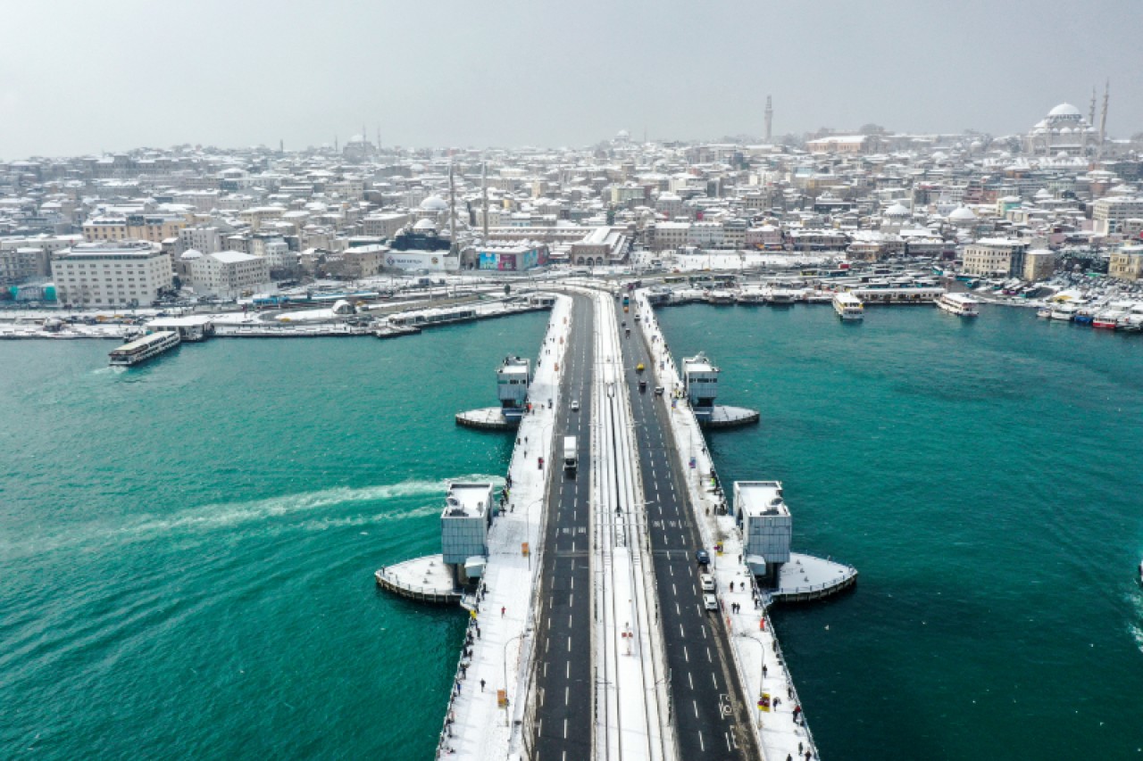 İstanbul'dan kar manzaraları 1