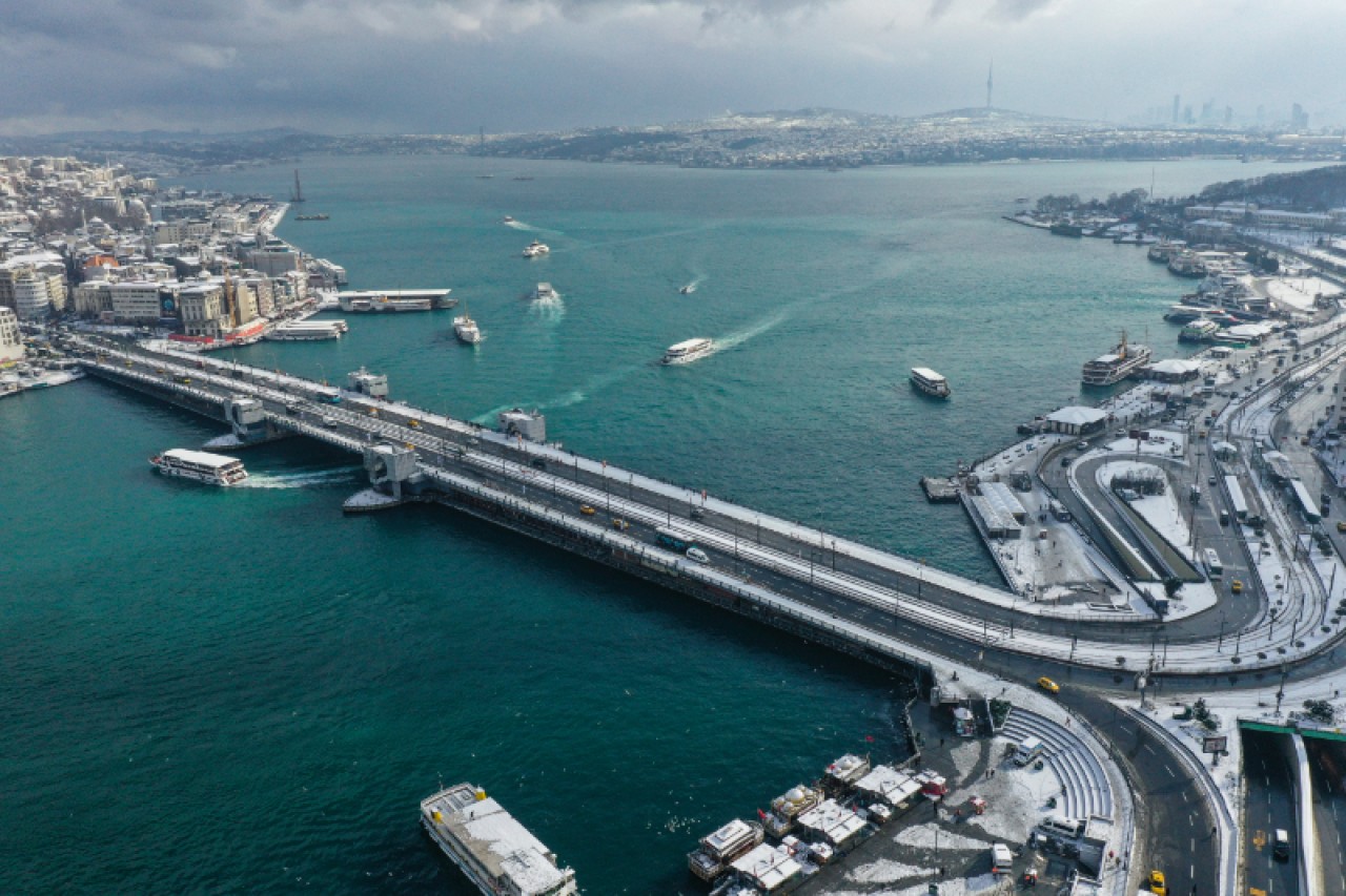 İstanbul'dan kar manzaraları 8