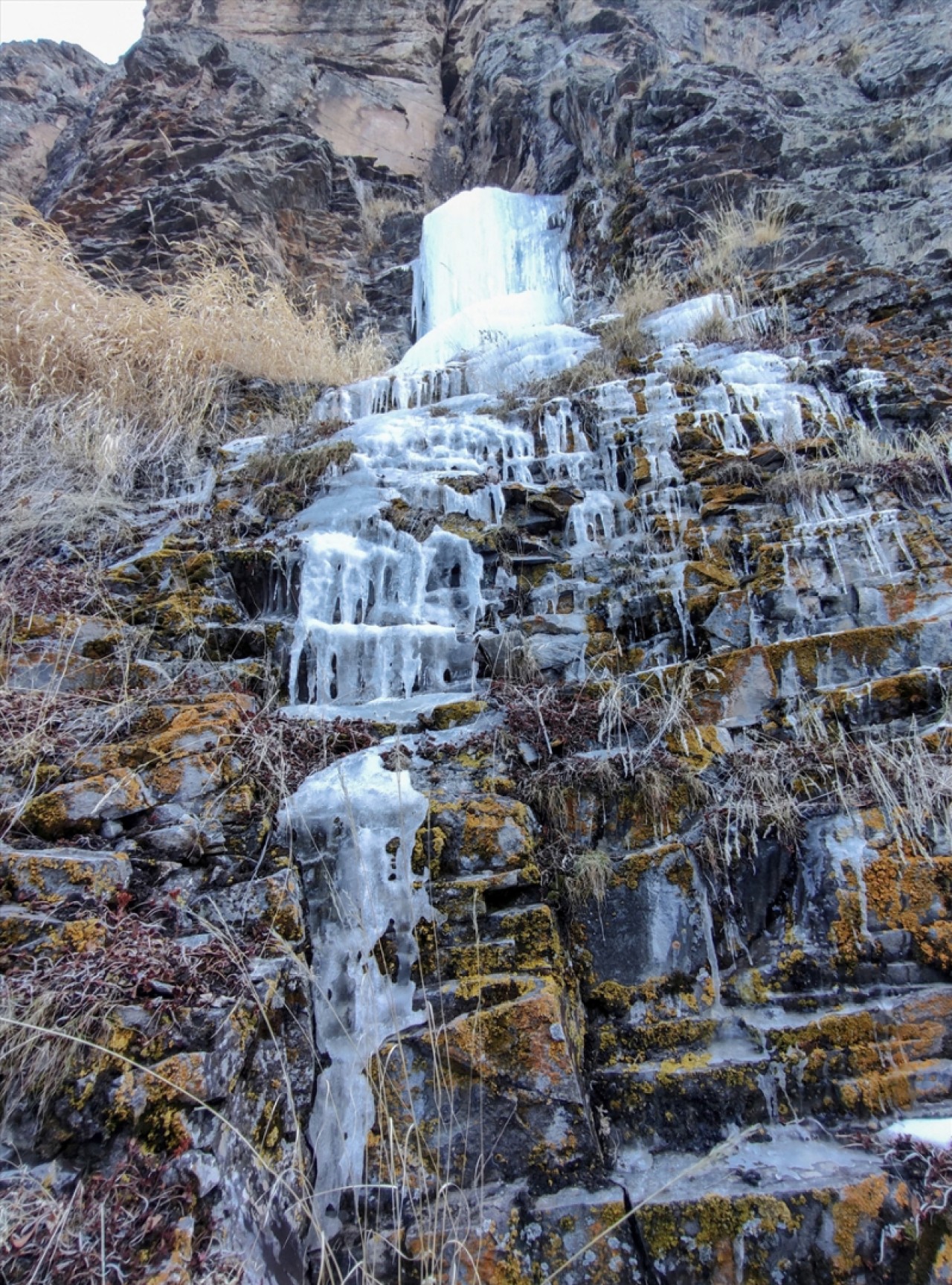 Erzurum'daki Arabakırığı Kanyonu bozulmamış doğasıyla dağcıların rotasında 13