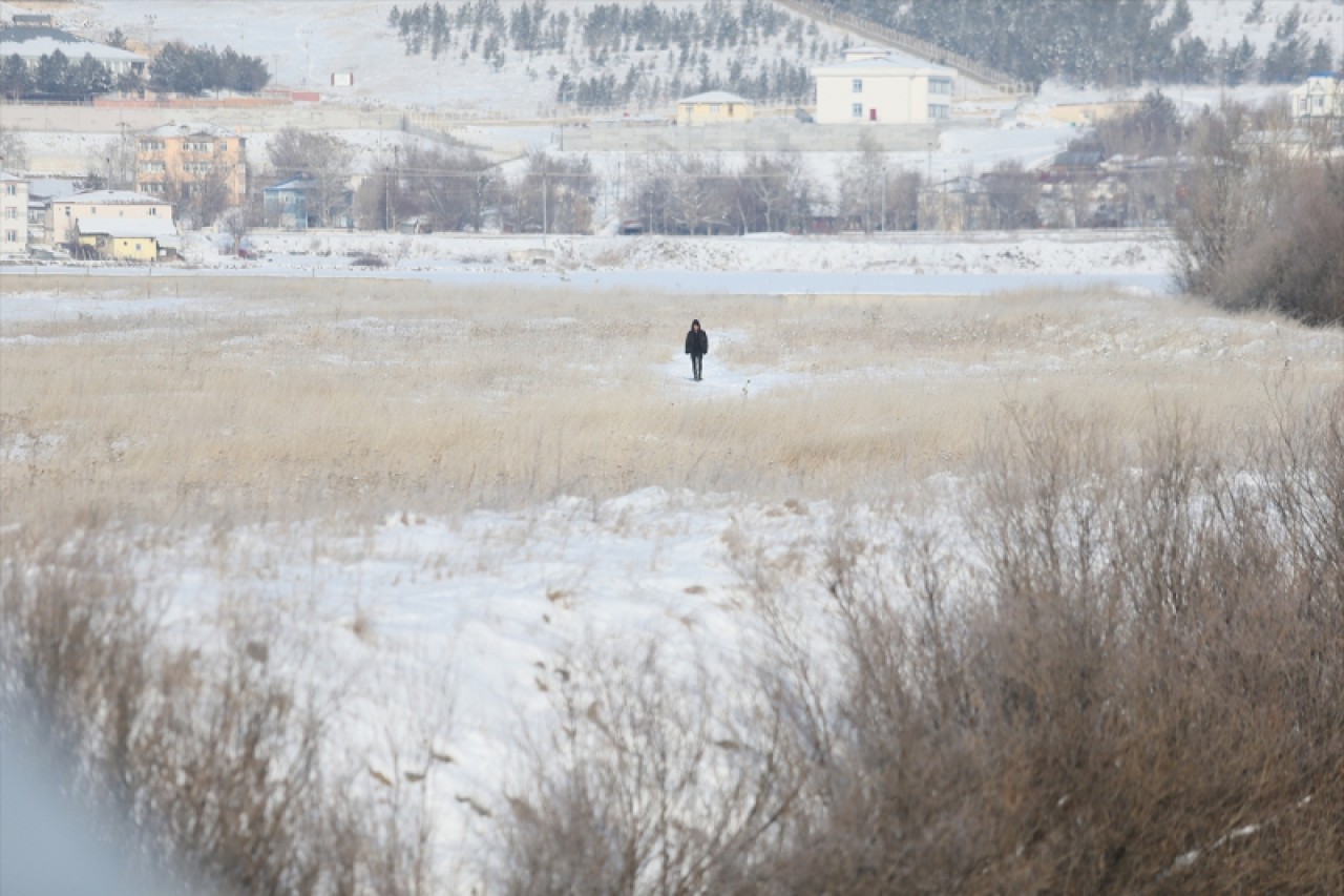 Kars'ta soğuk hava etkili oldu 1