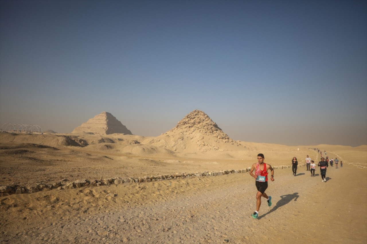 Mısır'da "Sakkara Maratonu" düzenlendi 1