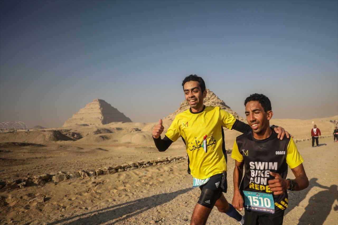 Mısır'da "Sakkara Maratonu" düzenlendi 8