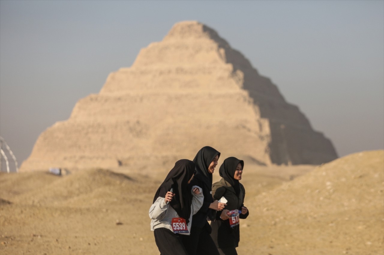 Mısır'da "Sakkara Maratonu" düzenlendi 9