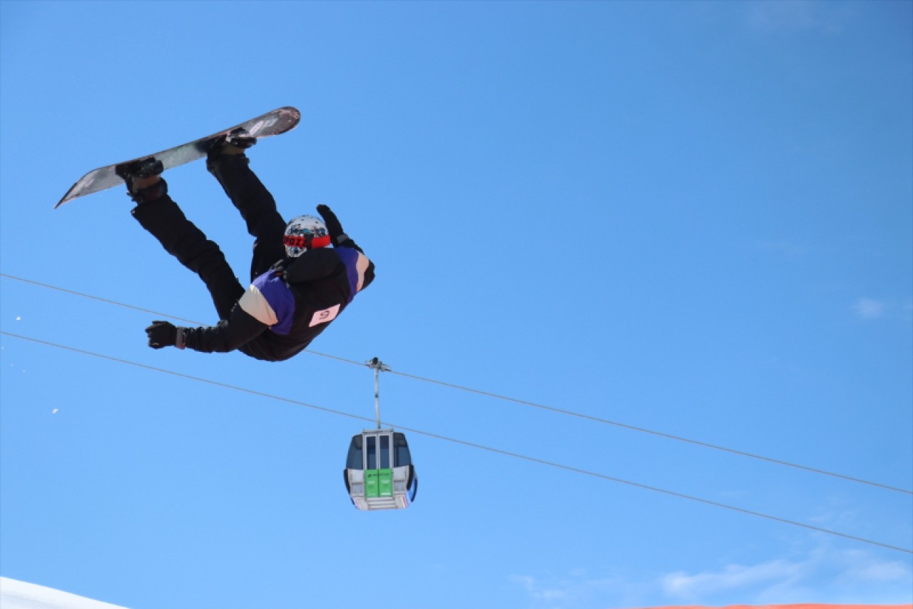 Erzurum'da "4. Palandöken Freestyle Şampiyonası" düzenlendi 1