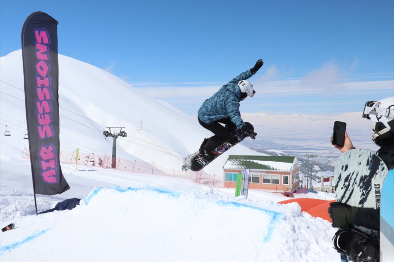 Erzurum'da "4. Palandöken Freestyle Şampiyonası" düzenlendi 3