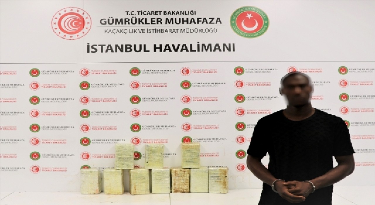 İstanbul Havalimanı’nda 58 kilogram kokain yakalandı