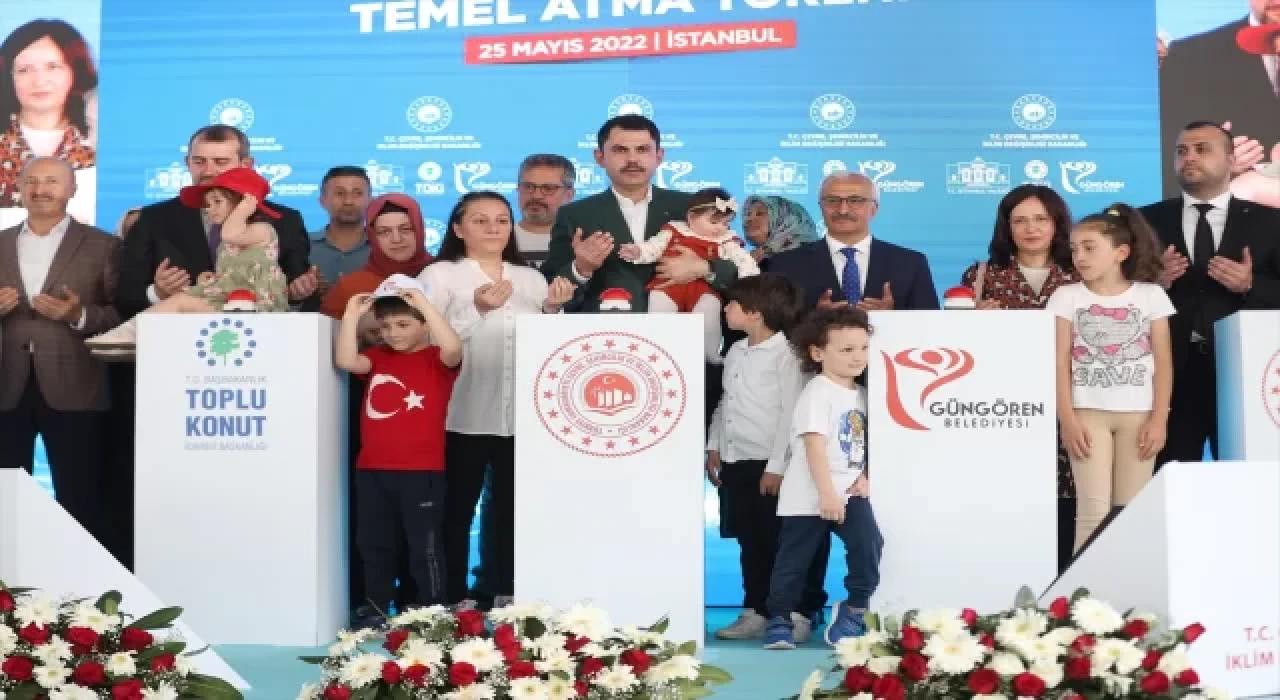 Bakan Murat Kurum, Güngören’deki temel atma töreninde Kılıçdaroğlu'nun iddialarını yanıtladı