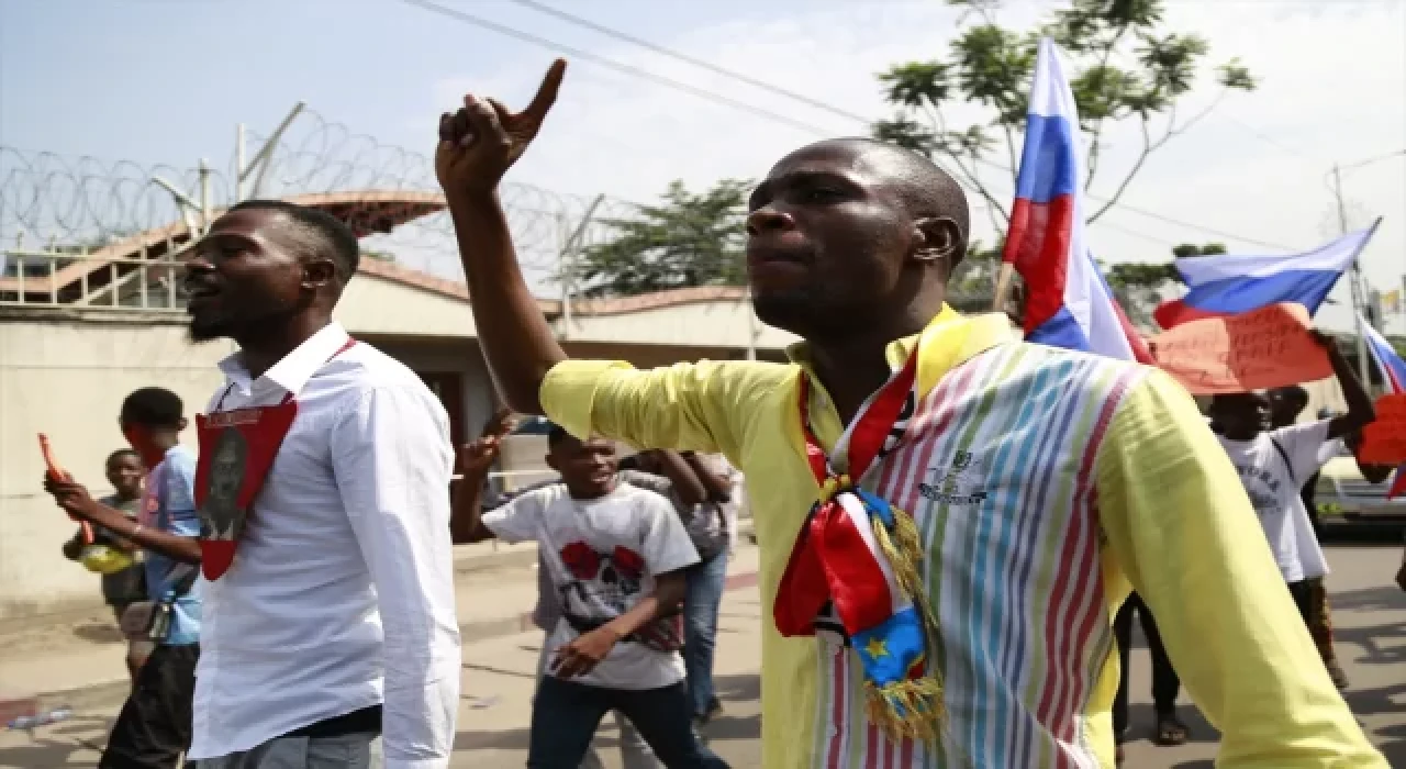 Kongo Demokratik Cumhuriyeti’nde Fransa Cumhurbaşkanı Macron protesto edildi