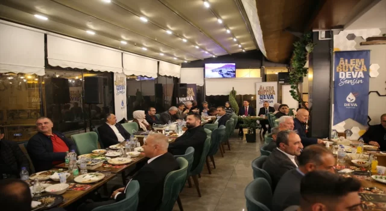 DEVA Partisi Genel Başkanı Babacan, Mardin’de iftar programına katıldı