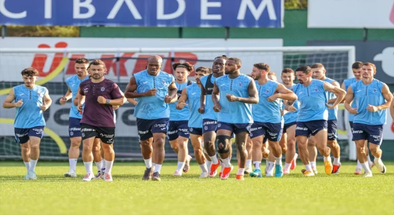 Trabzonspor, Rapid Wien maçının hazırlıklarını sürdürdü