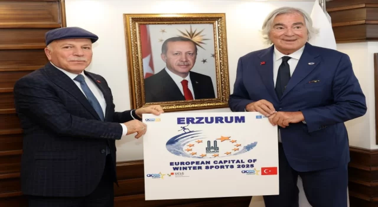 Erzurum, 2025 yılı ”Avrupa Kış Sporları Başkenti” seçildi