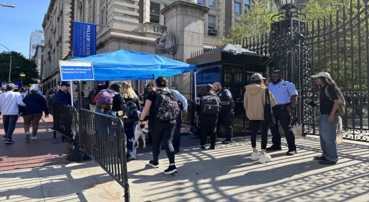 ABD’de öğrenci protestolarının merkezi Columbia Üniversitesi yeni döneme yoğun güvenlik önlemleri altında girdi