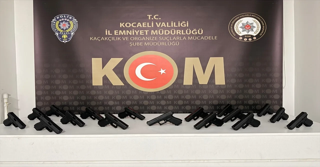 Kocaeli’de silah kaçakçılığı operasyonunda yakalanan 6 sanık tutuklandı