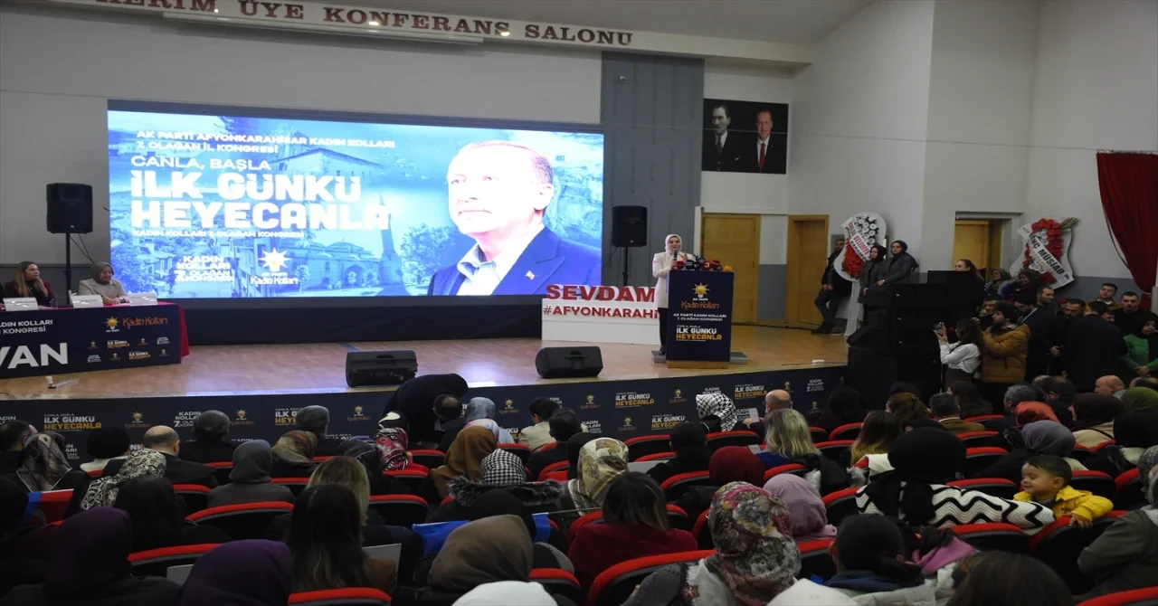 Bakan Göktaş, AK Parti Afyonkarahisar Kadın Kolları 7. Olağan İl Kongresi’nde konuştu: