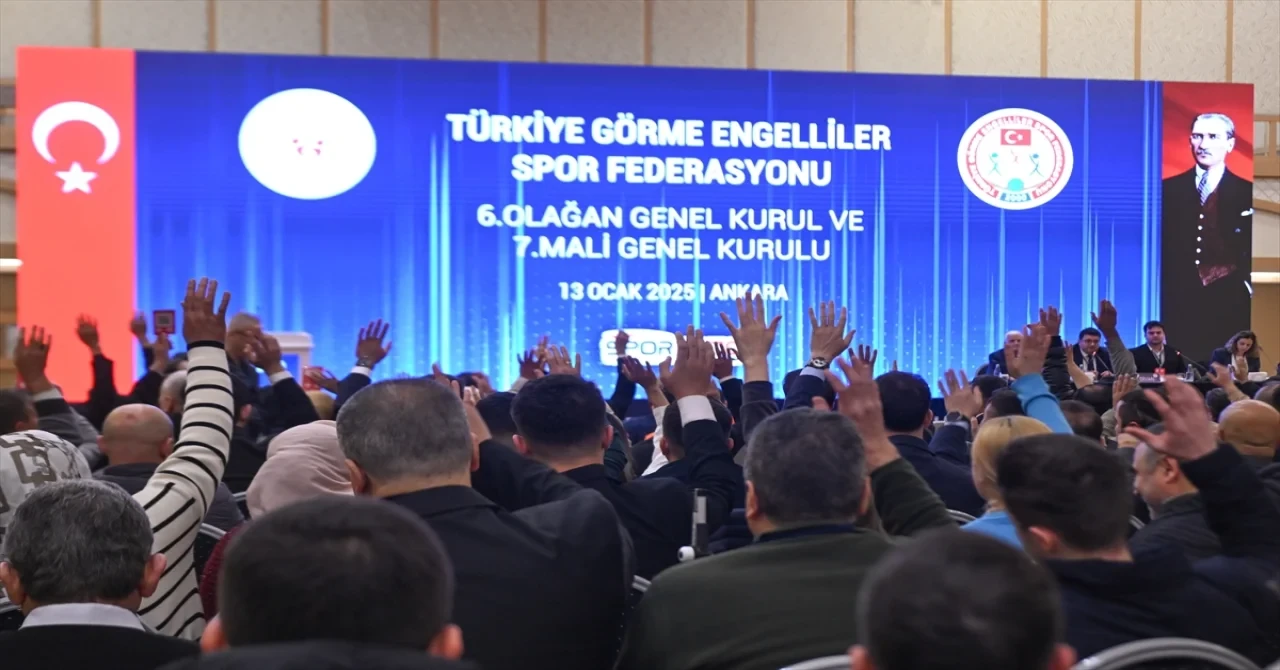 Türkiye Görme Engelliler Spor Federasyonu Başkanı yeniden Ayhan Yıldırım oldu