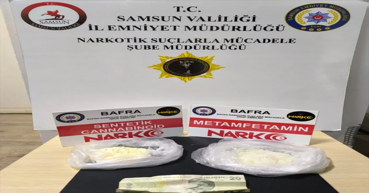 Samsun’da uyuşturucu operasyonunda 3 şüpheli gözaltına alındı