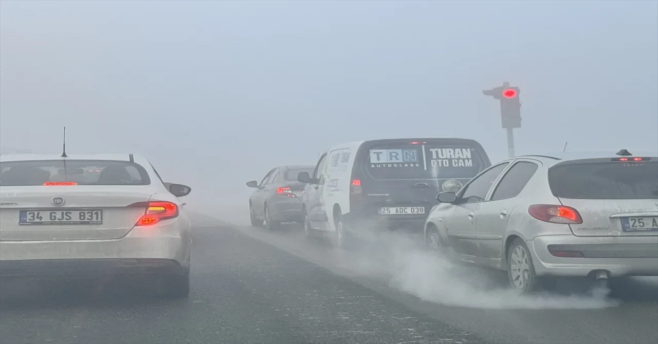 Doğu Anadolu’da 5 şehirde sis, kırağı ve buzlanma oluştu