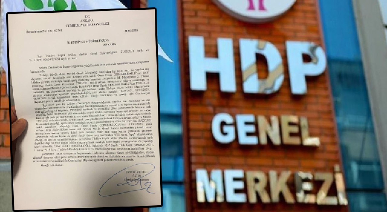 HDP'den Gergerlioğlu açıklaması