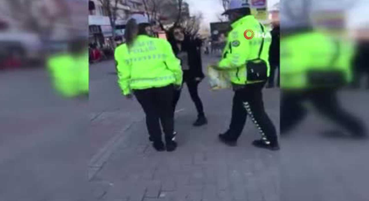 Maskeyi de polisi de takmadı, cezayı yedi