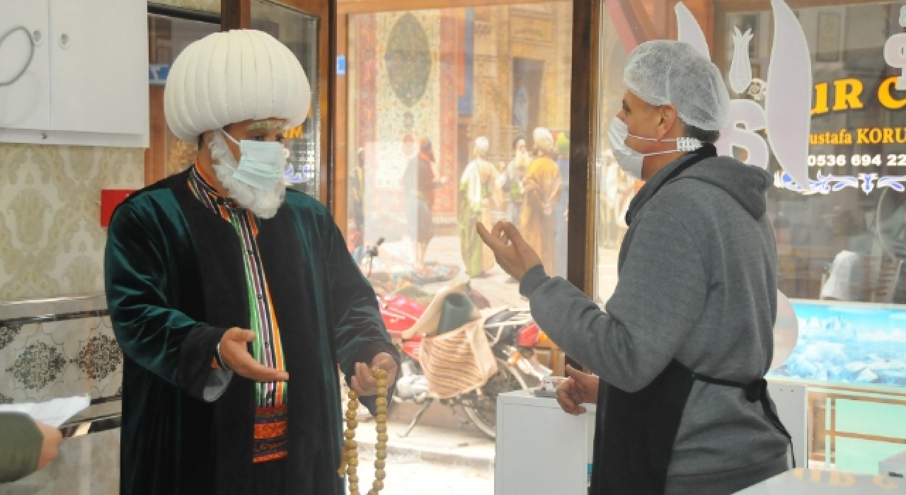 Temsili Nasreddin Hoca "mavi kategori" için maske, mesafe ve temizliğe dikkati çekti