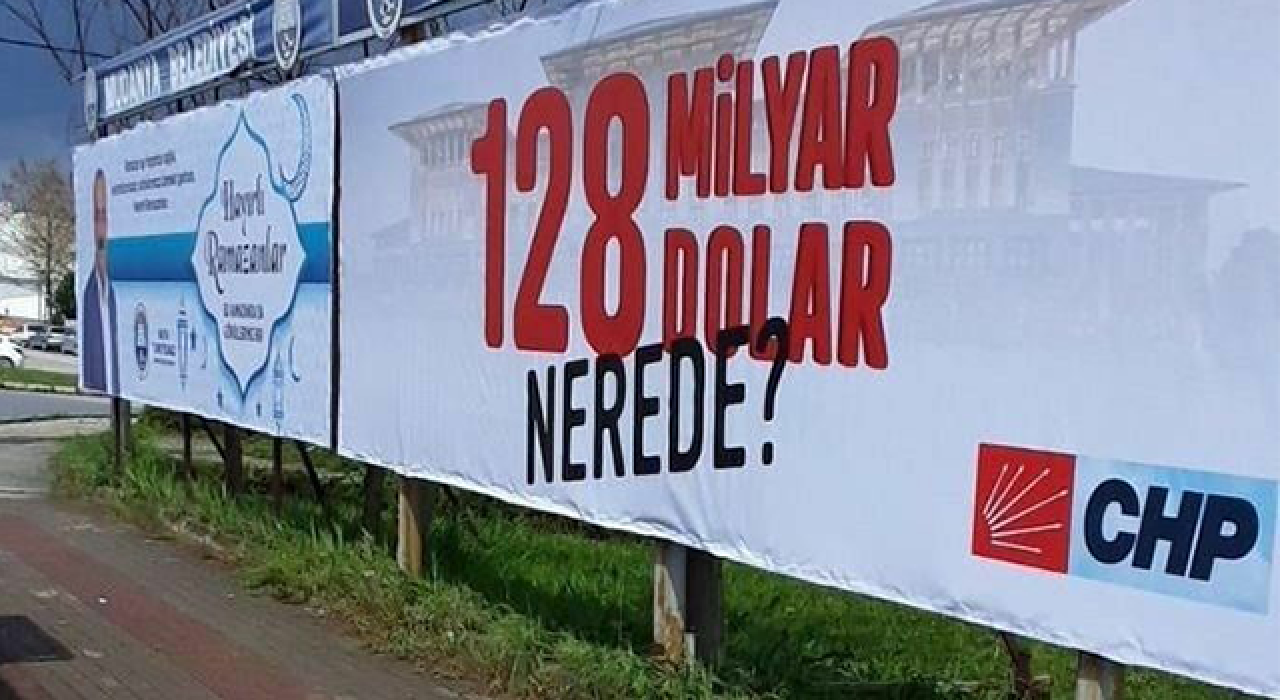 CHP'nin '128 milyar dolar nerede' pankartlarına gece yarısı operasyonu