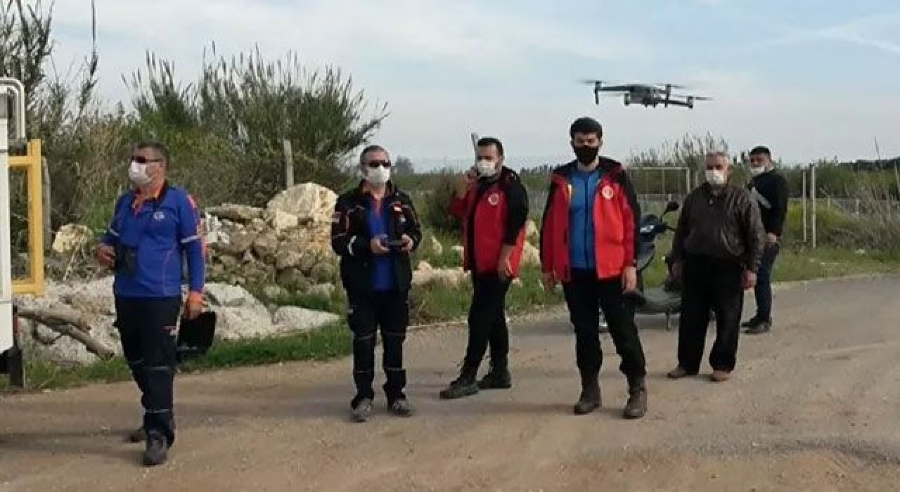 Drone destekli arama sonuç verdi, yaşlı adam sağ bulundu