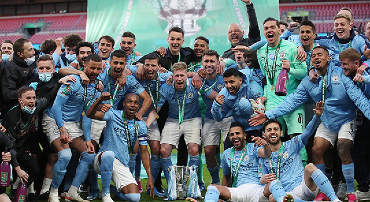 Manchester City, üst üste dördüncü kez İngiltere Lig Kupası şampiyonu