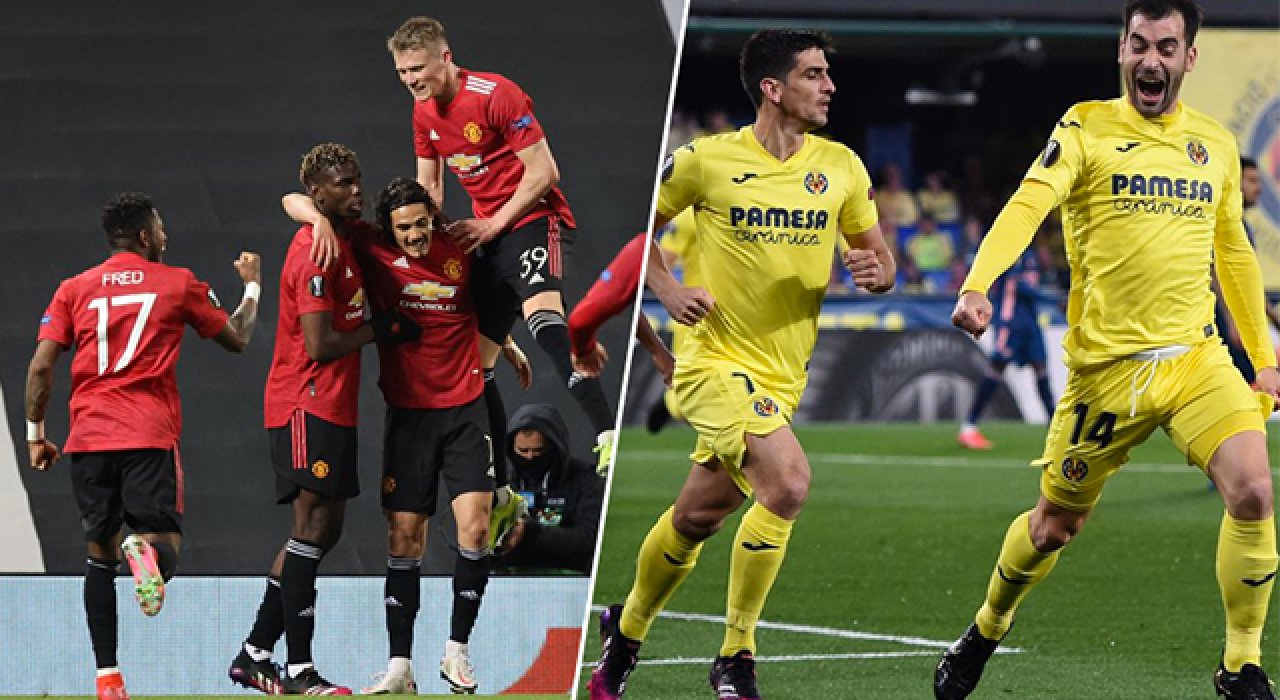 Manchester United, Roma'yı yaktı; Villarreal finale göz kırptı