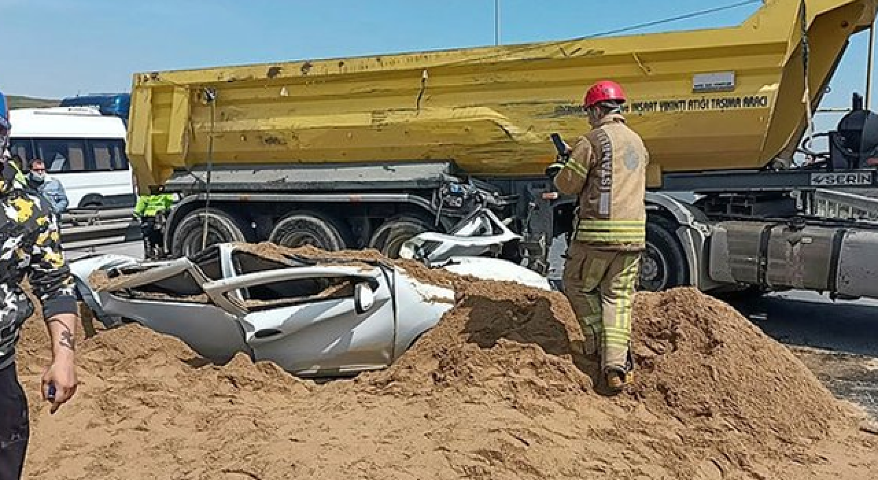 TEM'de kaza: Ankara istikameti trafiğe kapatıldı