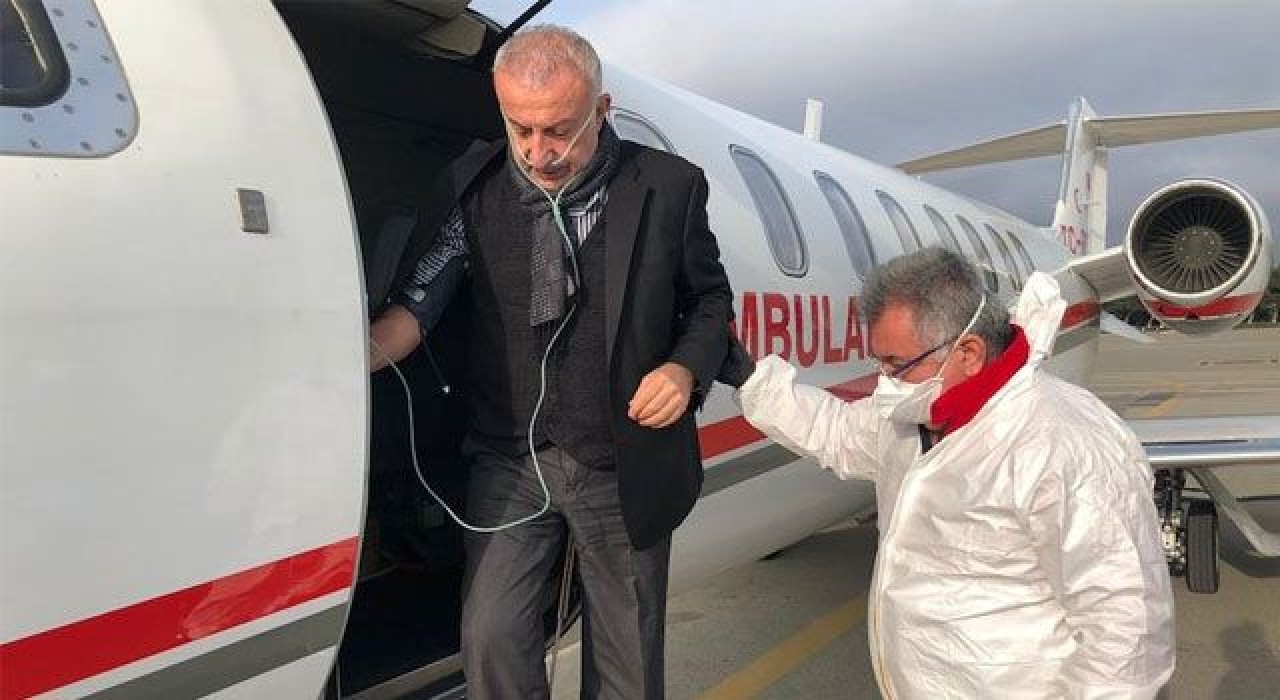 Türk iş insanı Surur Aydın, ambulans uçakla Türkiye’ye getirildi