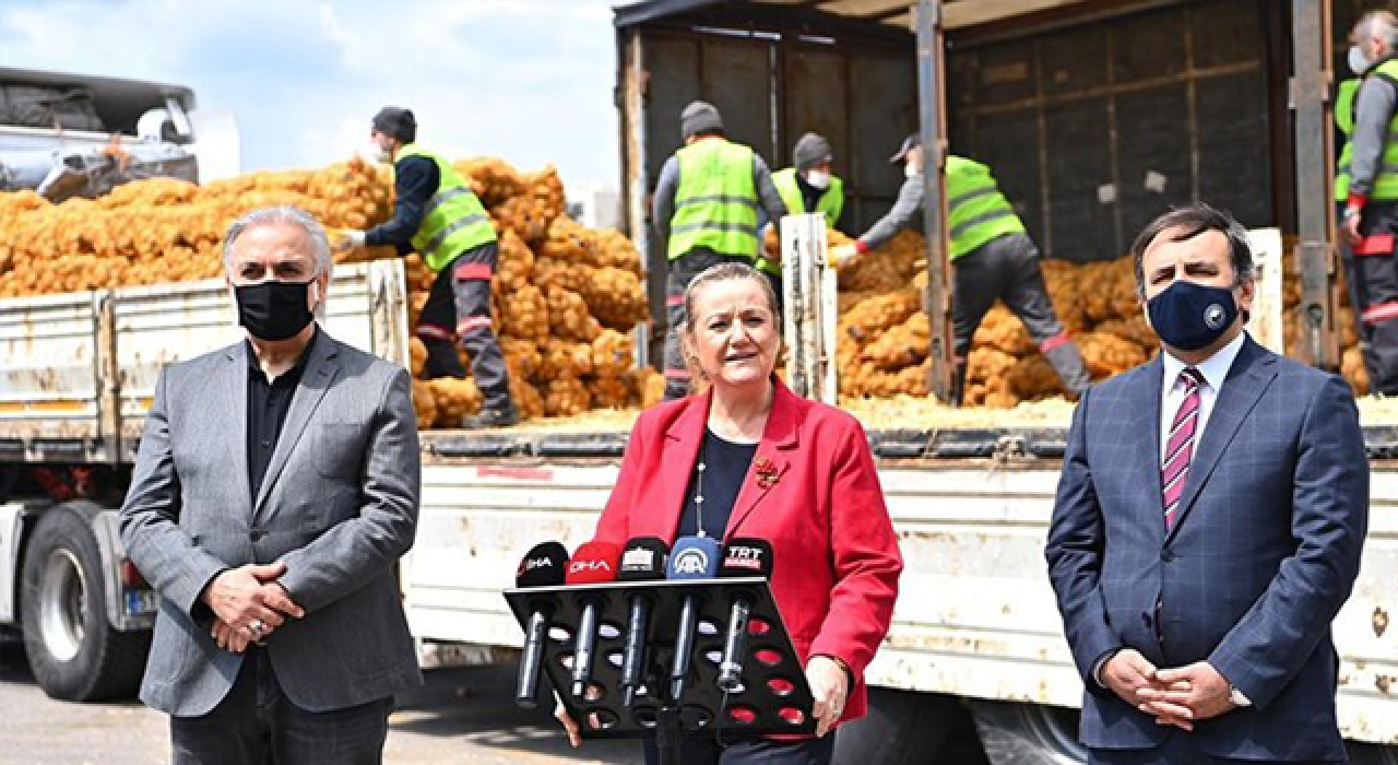 Valilikten "patates karşılama" töreni