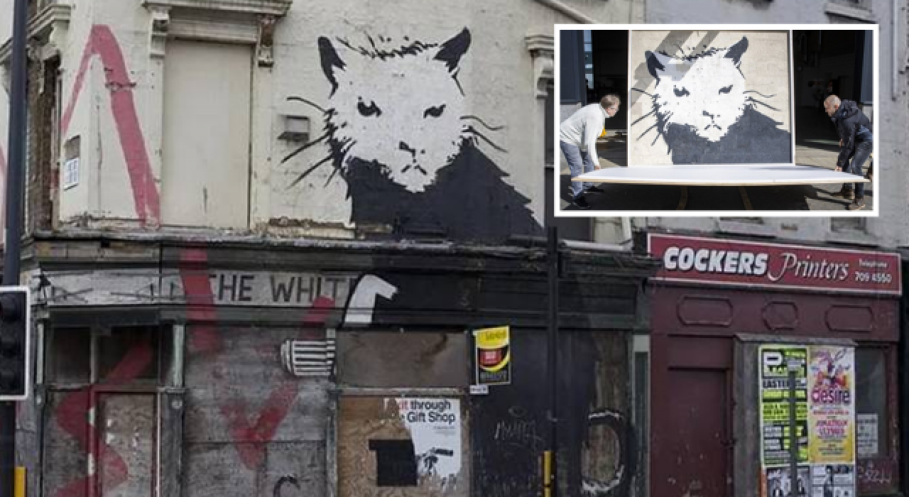 Banksy’nin "Beyaz Saray Sıçanı" rekor fiyata satıldı