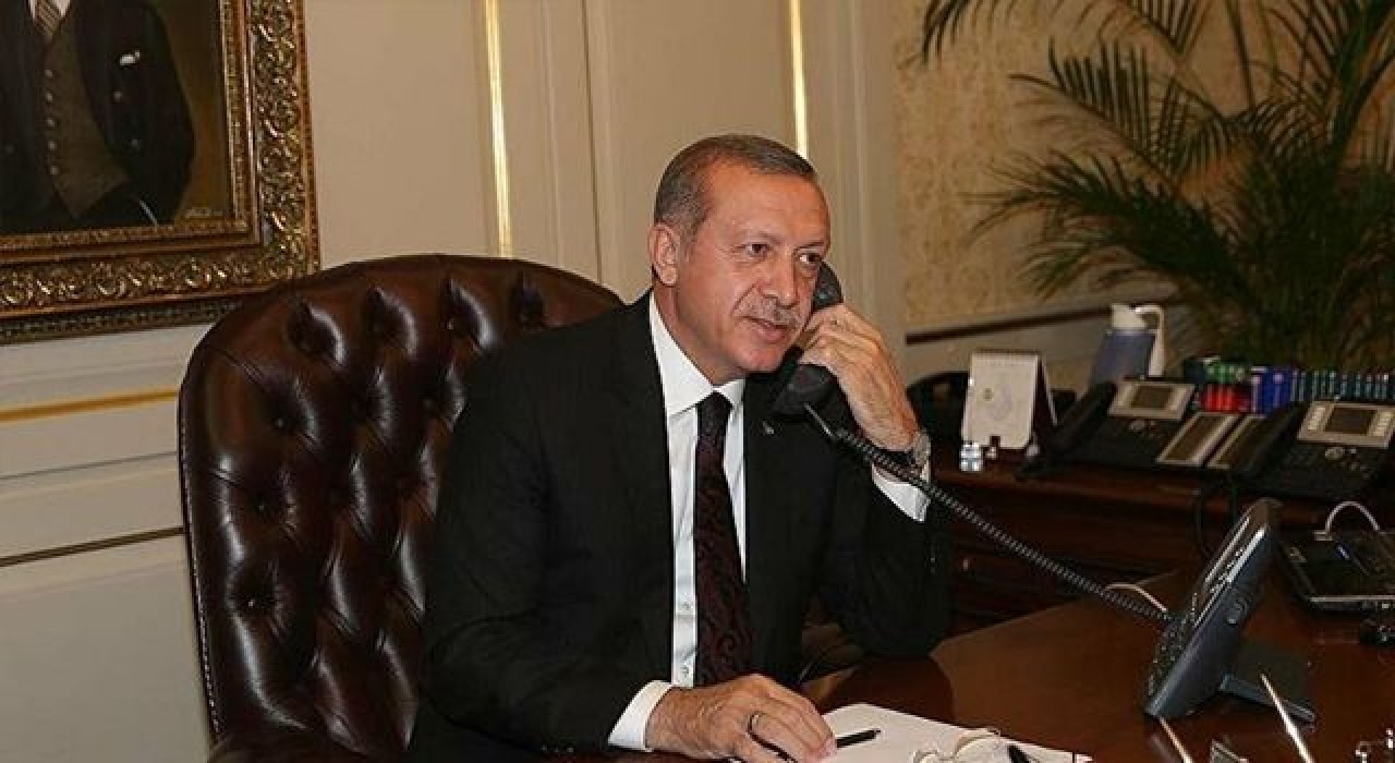 Erdoğan, Filistin Devlet Başkanı'yla görüştü