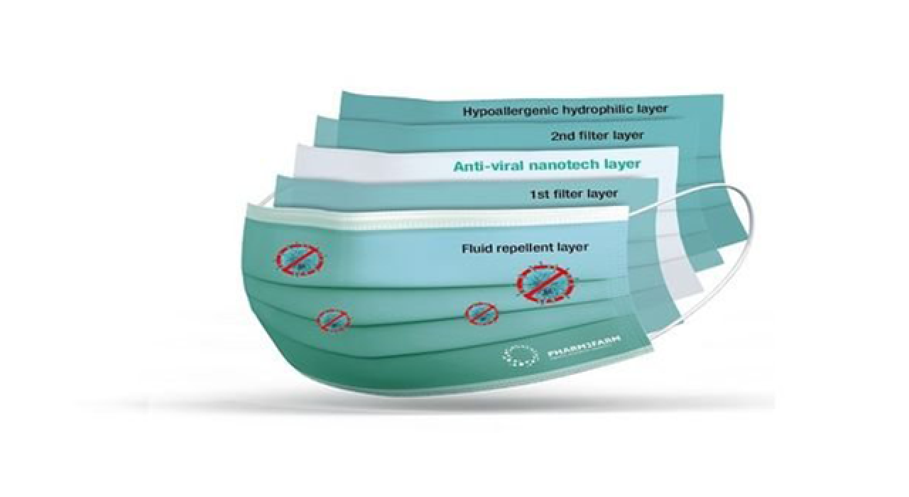 Virüsü beş dakikada öldüren kumaşla antiviral maske yapıldı