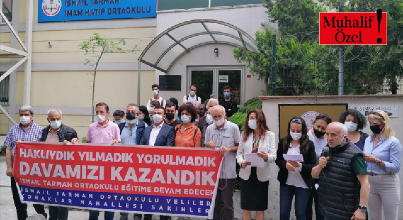 İmam Hatip’e dönüştürülen İsmail Tarman’da eylem yapıldı!