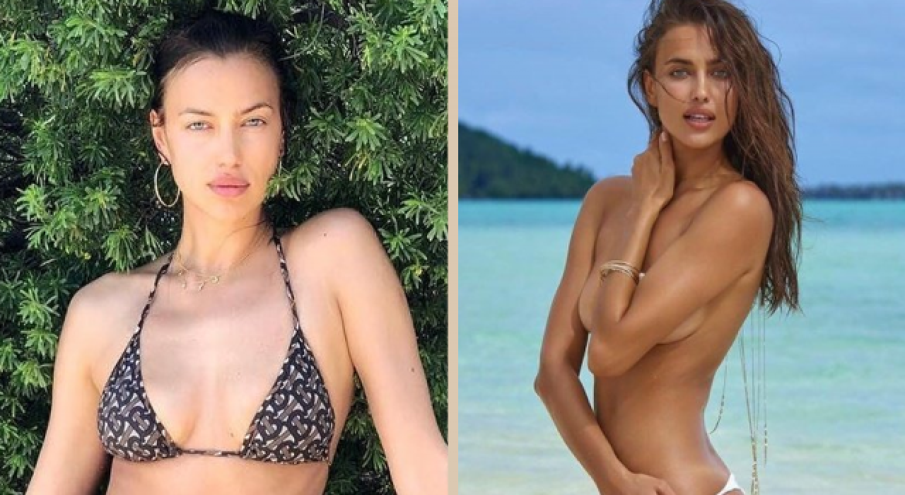 Irina Shayk üstsüz pozuyla sosyal medyayı salladı