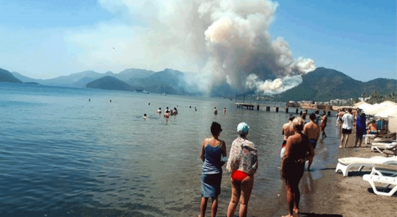 Marmaris'teki orman yangınından kötü haber geldi