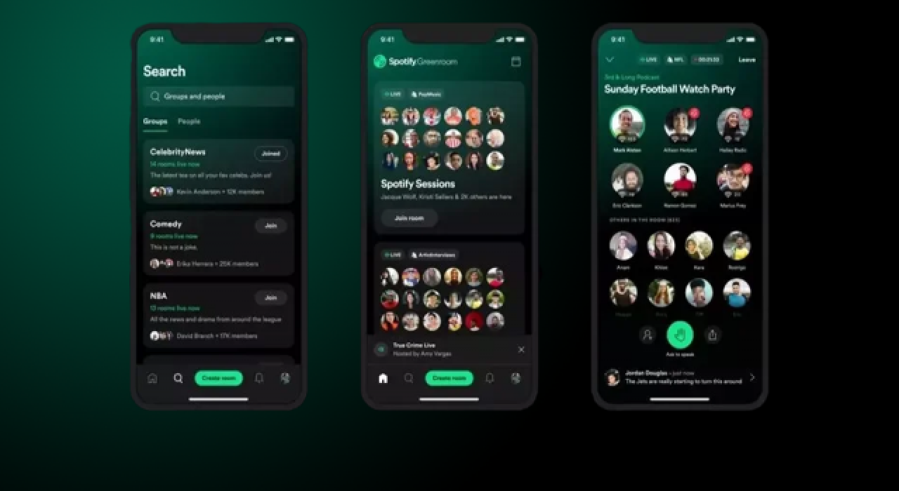 Spotify, Clubhouse'a rakip oldu: Yeni uygulama Greenhouse hazır