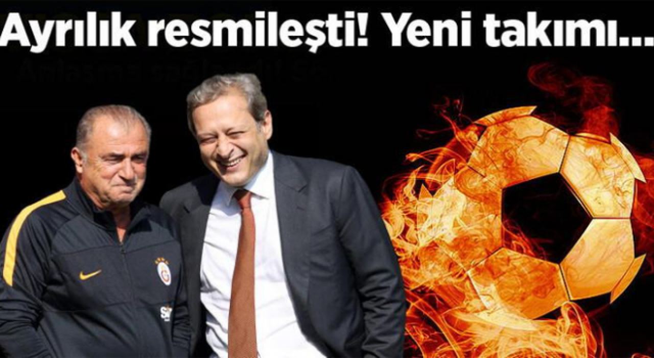 Galatasaray'da ayrılık resmileşti!