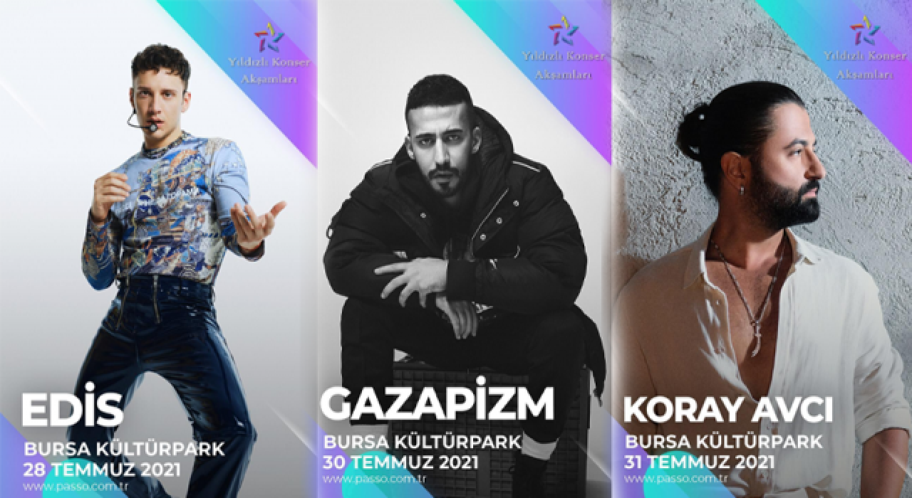 Bursa'da Yıldızlı Konser Akşamları