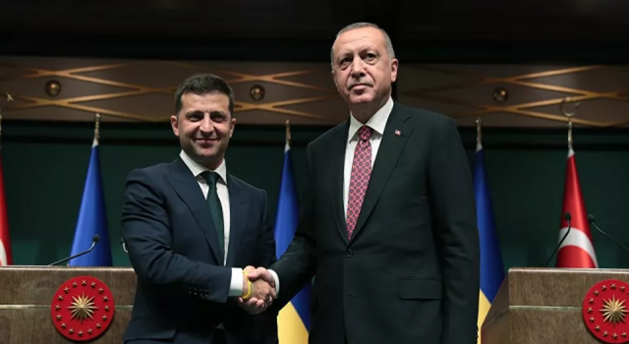 Cumhurbaşkanı Erdoğan, Ukraynalı mevkidaşı Zelenskiy ile görüştü