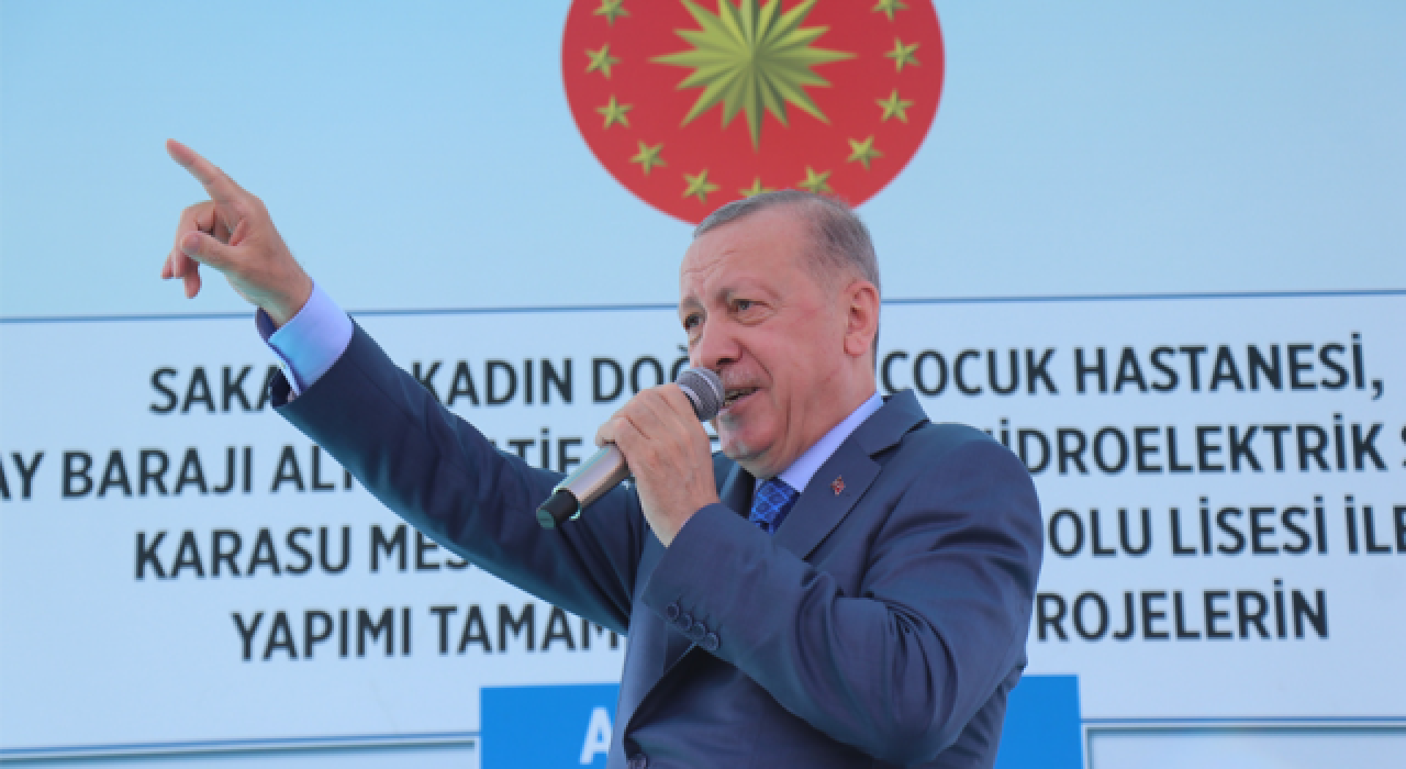 Erdoğan muhalefete yüklendi, yatırımları anlattı