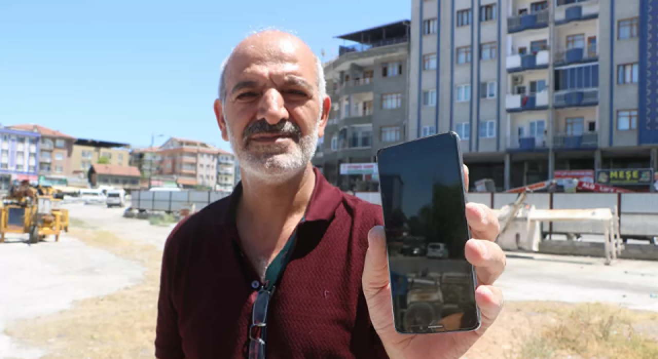 Malatya'da kablo çalan hırsız, unuttuğu telefonunu geri istedi