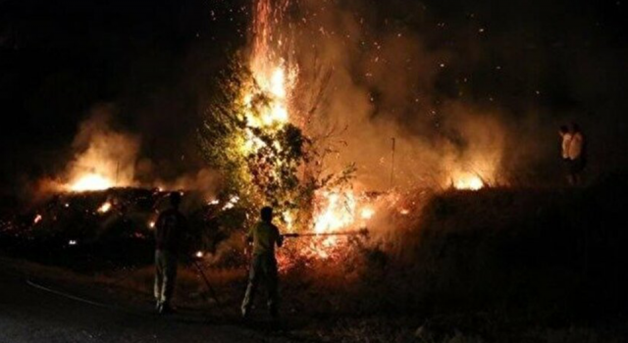 Marmaris'teki yangında ölüm: Motosikletiyle alevlerin içinde kalan genç, hayatını kaybetti