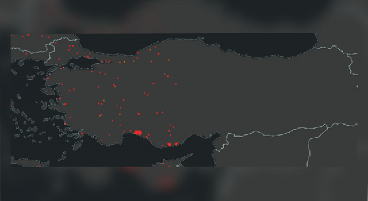 NASA Türkiye'deki orman yangınlarını görüntüledi