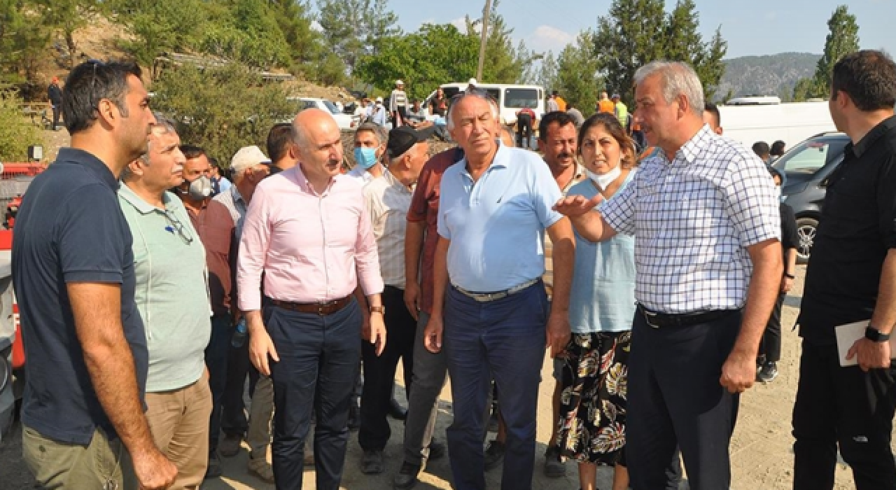 Adil Karaismailoğlu: Köyceğiz'deki yangın hızını yitirdi