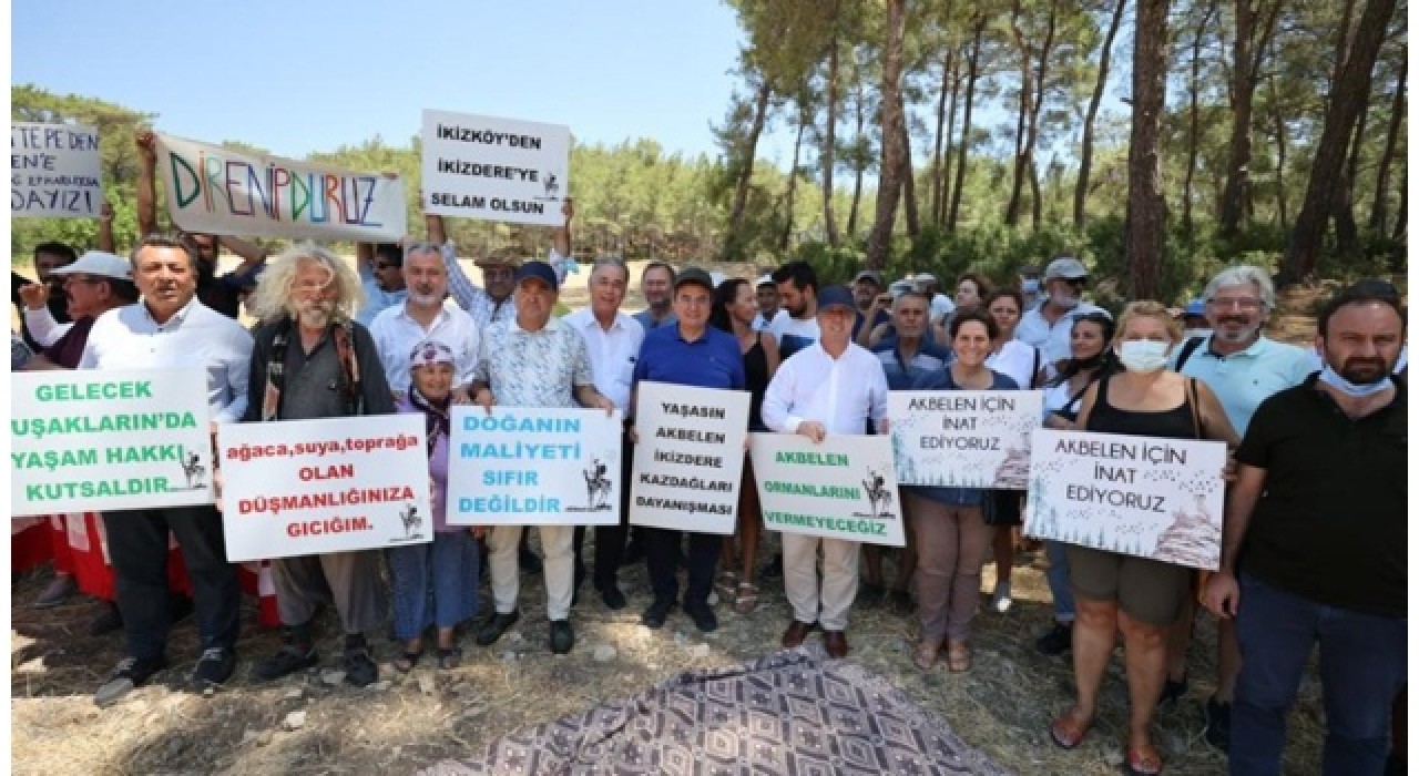 Akbelen ormanları için  Kıyı Ege desteği